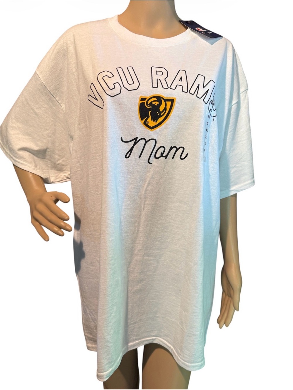 💰BOGO FREE Champion VCU Rams Mom Tee Shirt NWT